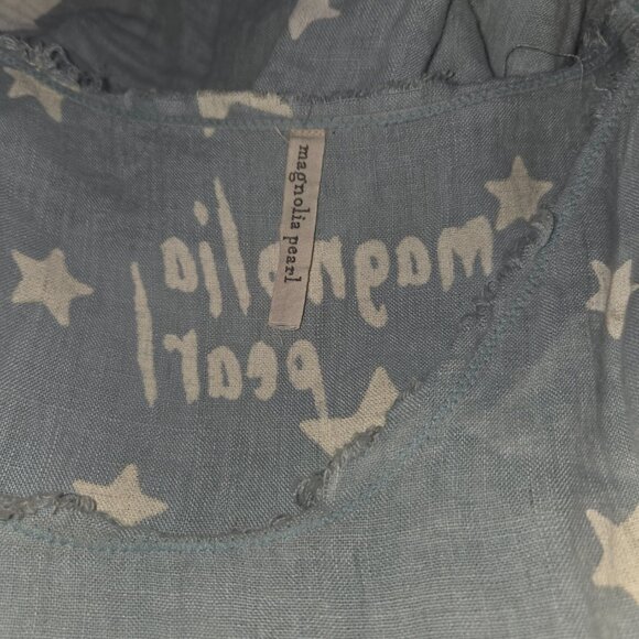 Magnolia Pearl Star Linen Layla Tank Dress Woman's One Size - Picture 6 of 9